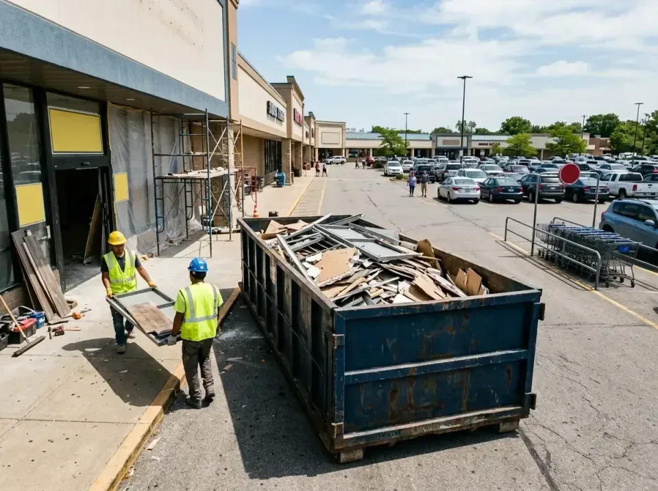 retail-store-renovation-debris-003 — frequently asked questions, Roll-off Dumpster Rentals in Minster, OH